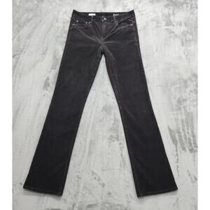 Gap Pants Womens 27R True Black Corduroy Perfect Boot Cut Mid Rise Stretch